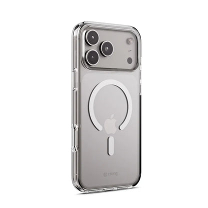 Crong Clear MAG Cover - „MagSafe“ dėklas iPhone 17 Pro Max (Skaidrus)