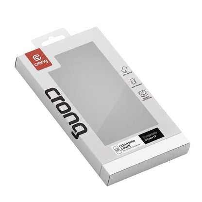 Crong Clear MAG Cover - „MagSafe“ iPhone 17 dėklas (Skaidrus)