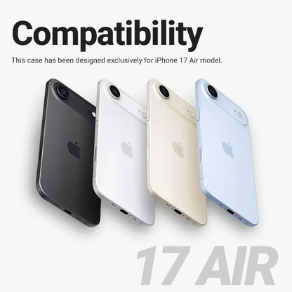 Crong Clear MAG Cover - MagSafe iPhone Air dėklas (Skaidrus)