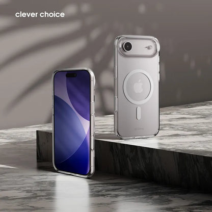 Crong Clear MAG Cover - MagSafe iPhone Air dėklas (Skaidrus)