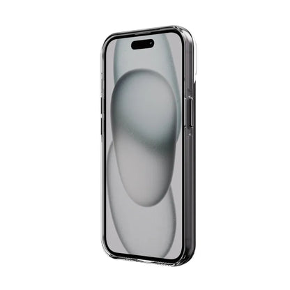 Crong Clear MAG Pro – iPhone 15 MagSafe dėklas (juodas)