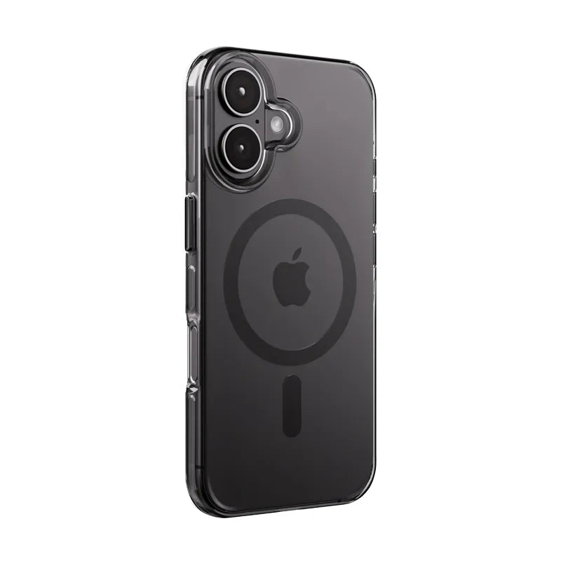 Crong Clear MAG Pro - iPhone 16 MagSafe dėklas (juodas)