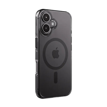 Crong Clear MAG Pro - iPhone 16 MagSafe dėklas (juodas)