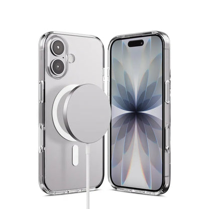 Crong Clear MAG Pro - iPhone 16 MagSafe dėklas (Skaidrus)