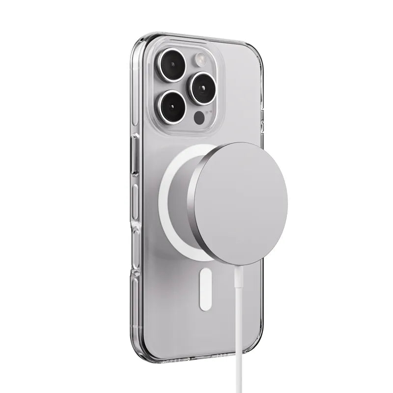 Crong Clear MAG Pro – iPhone 16 Pro MagSafe dėklas (Skaidrus)