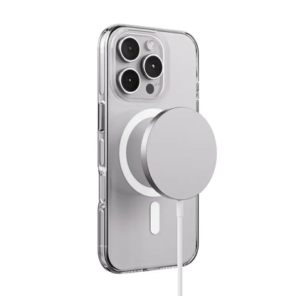 Crong Clear MAG Pro – „iPhone 16 Pro Max“ dėklas su MagSafe (skaidrus)