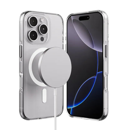 Crong Clear MAG Pro – „iPhone 16 Pro Max“ dėklas su MagSafe (skaidrus)