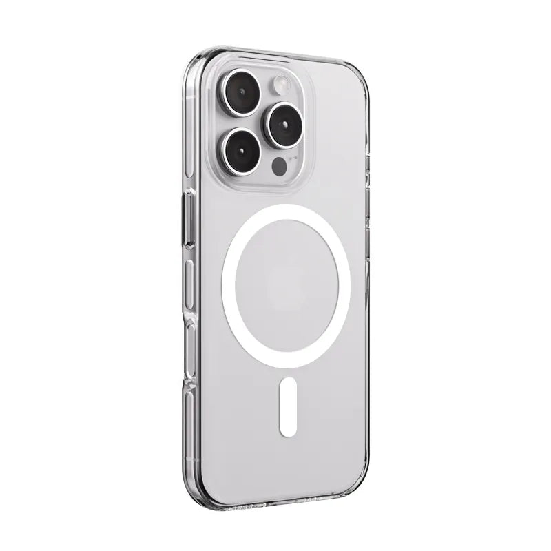 Crong Clear MAG Pro – „iPhone 16 Pro Max“ dėklas su MagSafe (skaidrus)