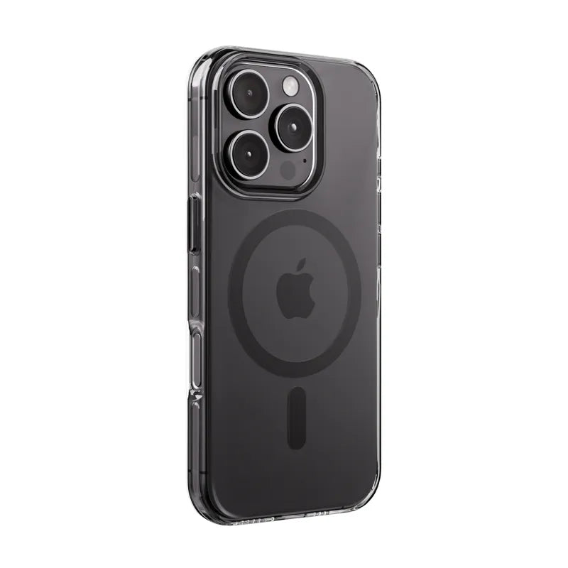 Crong Clear MAG Pro - iPhone 16 Pro Max MagSafe dėklas (juodas)