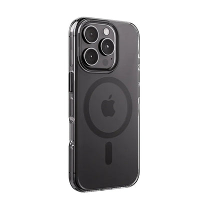 Crong Clear MAG Pro - iPhone 16 Pro Max MagSafe dėklas (juodas)