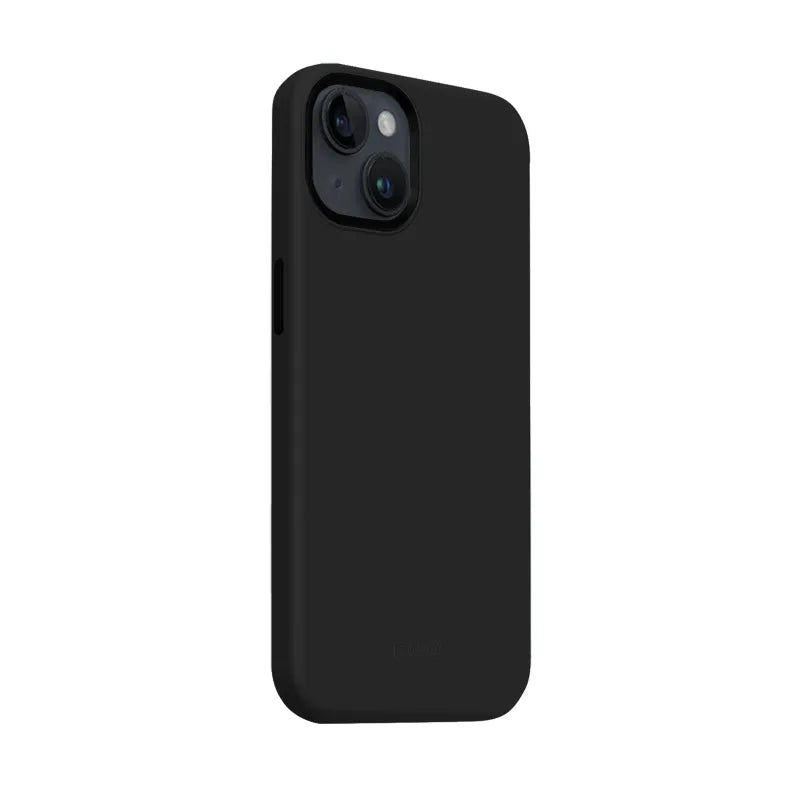 Crong Color Cover LUX Magnetic - iPhone 15 Plus MagSafe dėklas (juodas)