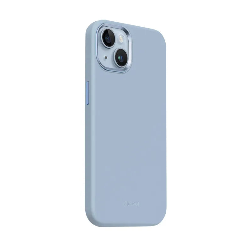 Crong Color Cover LUX Magnetic - iPhone 15 Plus MagSafe dėklas (mėlynas)
