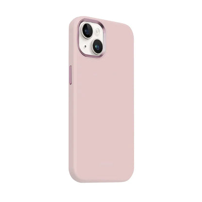 Crong Color Cover LUX Magnetic - iPhone 15 Plus MagSafe dėklas (Rožinė)