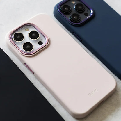 Crong Color Cover LUX Magnetic - iPhone 15 Pro MagSafe dėklas (Tamsiai mėlynas)