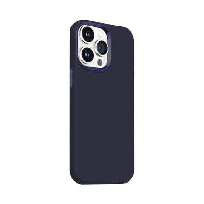 Crong Color Cover LUX Magnetic - iPhone 15 Pro Max dėklas su MagSafe (Tamsiai mėlynas)