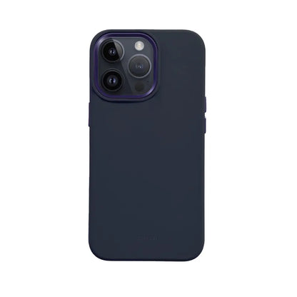 Crong Color Cover LUX Magnetic - iPhone 15 Pro Max dėklas su MagSafe (Tamsiai mėlynas)