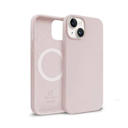 Crong Color Cover Magnetic - iPhone 14 Plus MagSafe dėklas (smėlio rožinės spalvos)