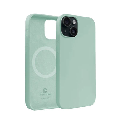 Crong Color Cover Magnetic - iPhone 15 dėklas su MagSafe (Mėtinė)