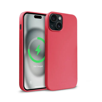 Crong Color Cover Magnetic - iPhone 15 Plus MagSafe dėklas (rožinis)