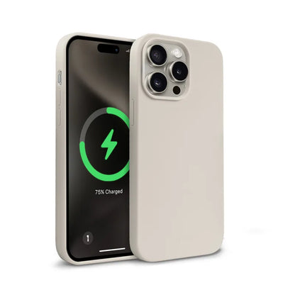Crong Color Cover Magnetic - iPhone 15 Pro Max MagSafe dėklas (Stone Beige)