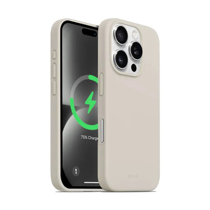 Crong Color Cover Magnetic - „iPhone 16 Pro Max“ dėklas su MagSafe (Stone Beige)
