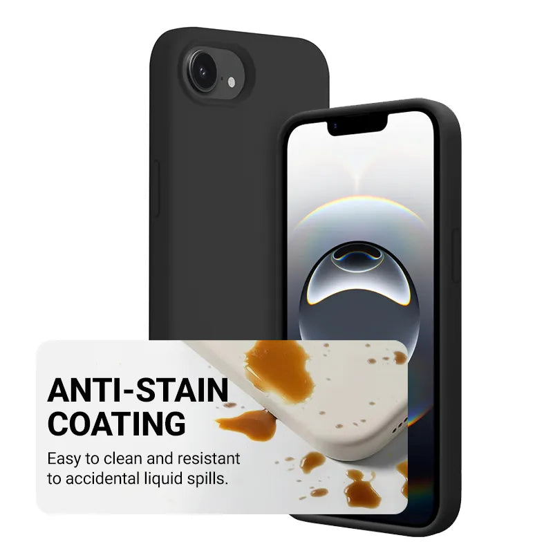 Crong Color Cover Magnetic - iPhone 17e / 16e MagSafe dėklas (juodas)