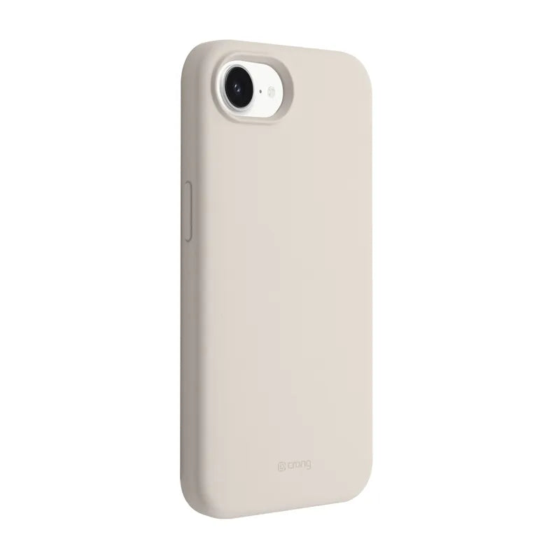 Crong Color Cover Magnetic - iPhone 17e / 16e MagSafe dėklas (Stone Beige)
