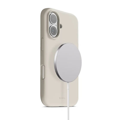 Crong Color Cover Magnetic - MagSafe iPhone 17 dėklas (Stone Beige)