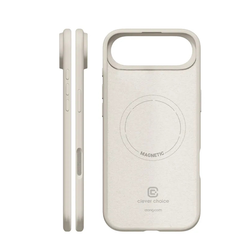 Crong Color Cover Magnetic - MagSafe iPhone Air dėklas (Stone Beige)
