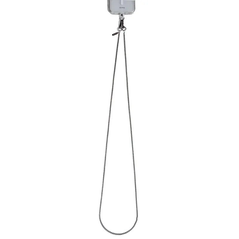 Crong Crossbody telefono - Dirželis telefonui (Sidabrinė grandinėlė)