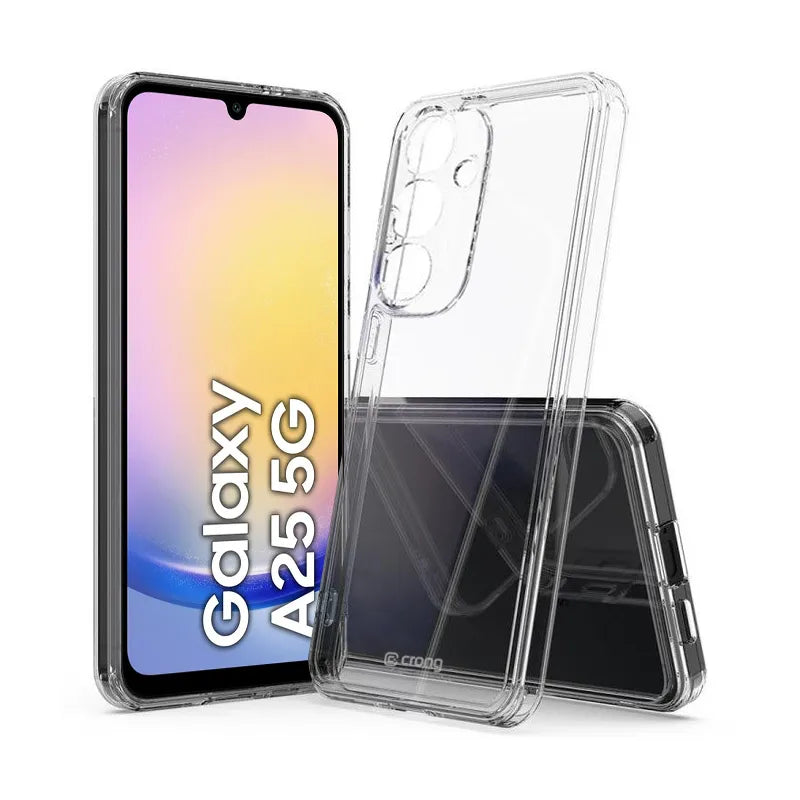 Crong Crystal Shield dėklas - Samsung Galaxy A25 5G dėklas (Permatomas)