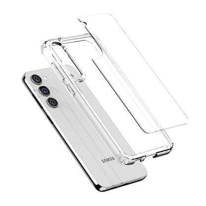 Crong Crystal Shield dėklas – Samsung Galaxy S23 dėklas (skaidrus)
