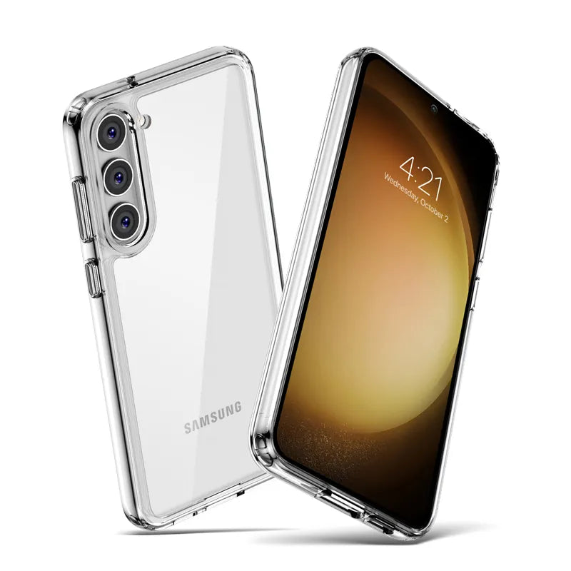 Crong Crystal Shield dėklas – Samsung Galaxy S23 dėklas (skaidrus)