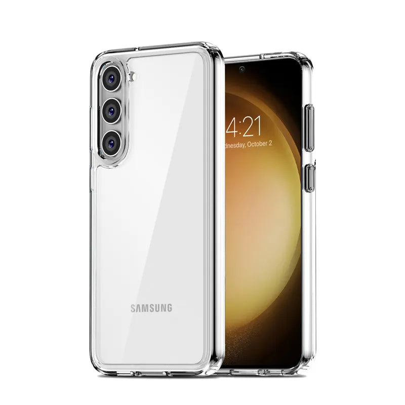 Crong Crystal Shield dėklas – Samsung Galaxy S23 dėklas (skaidrus)