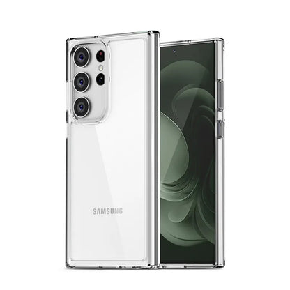 Crong Crystal Shield dėklas – Samsung Galaxy S23 Ultra dėklas (skaidrus)