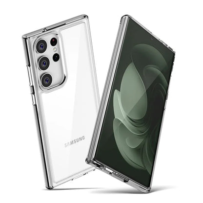 Crong Crystal Shield dėklas – Samsung Galaxy S23 Ultra dėklas (skaidrus)