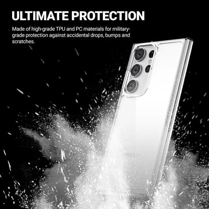 Crong Crystal Shield dėklas – Samsung Galaxy S23 Ultra dėklas (skaidrus)