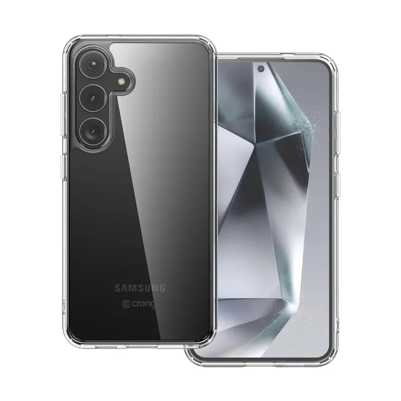 Crong Crystal Shield dėklas - Samsung Galaxy S24 dėklas (skaidrus)