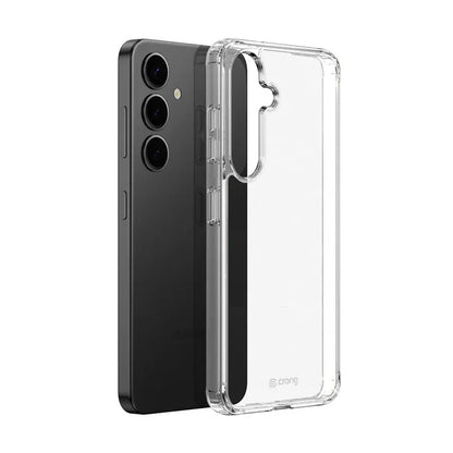 Crong Crystal Shield dėklas - Samsung Galaxy S25+ dėklas (Skaidrus)
