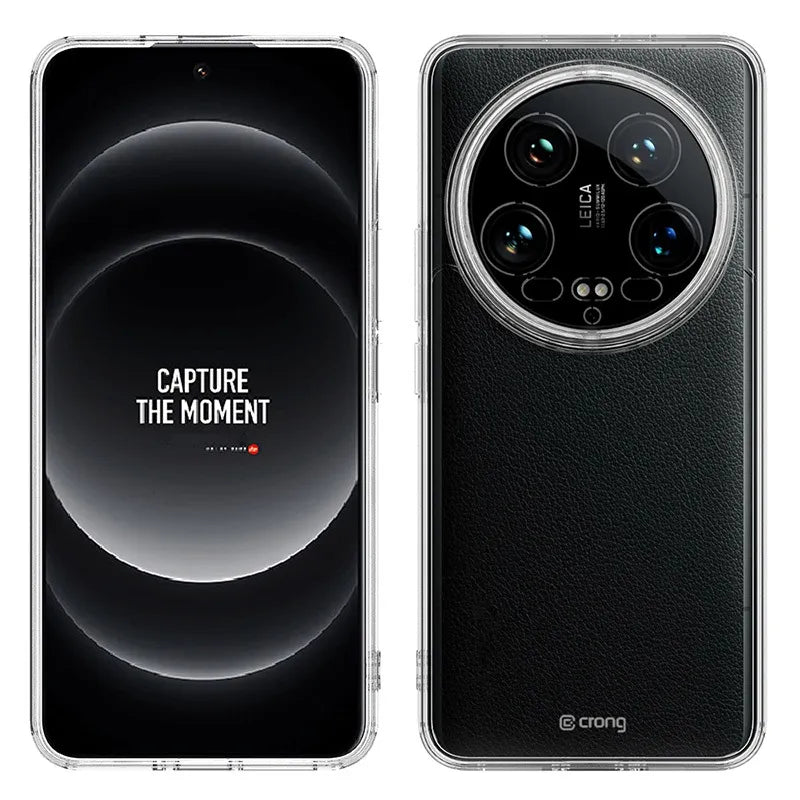 Crong Crystal Shield dėklas – Xiaomi 14 Ultra dėklas (skaidrus)