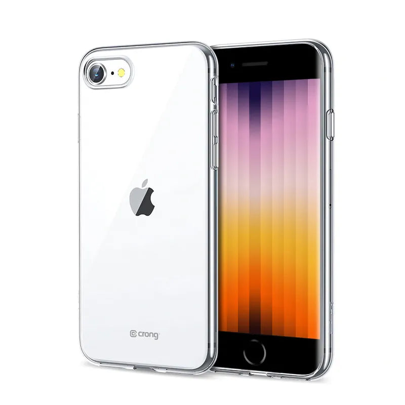 Crong Crystal Slim Cover – apsauginis dėklas SE 2020 / iPhone 8 / 7 (skaidrus)
