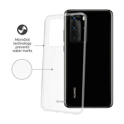Crong Crystal Slim dėklas - Huawei P40 dėklas (skaidrus)