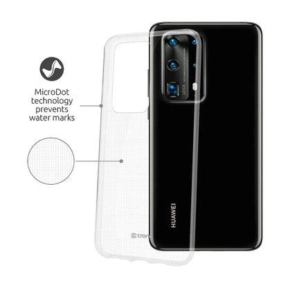 Crong Crystal Slim dėklas – Huawei P40 Pro dėklas (Skaidrus)