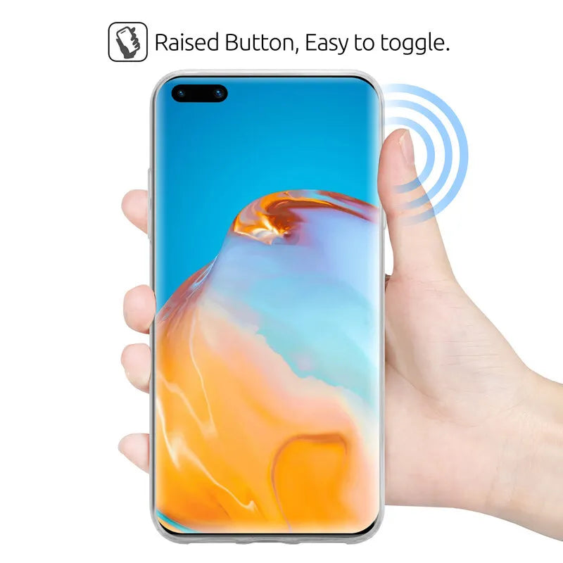 Crong Crystal Slim dėklas – Huawei P40 Pro dėklas (Skaidrus)