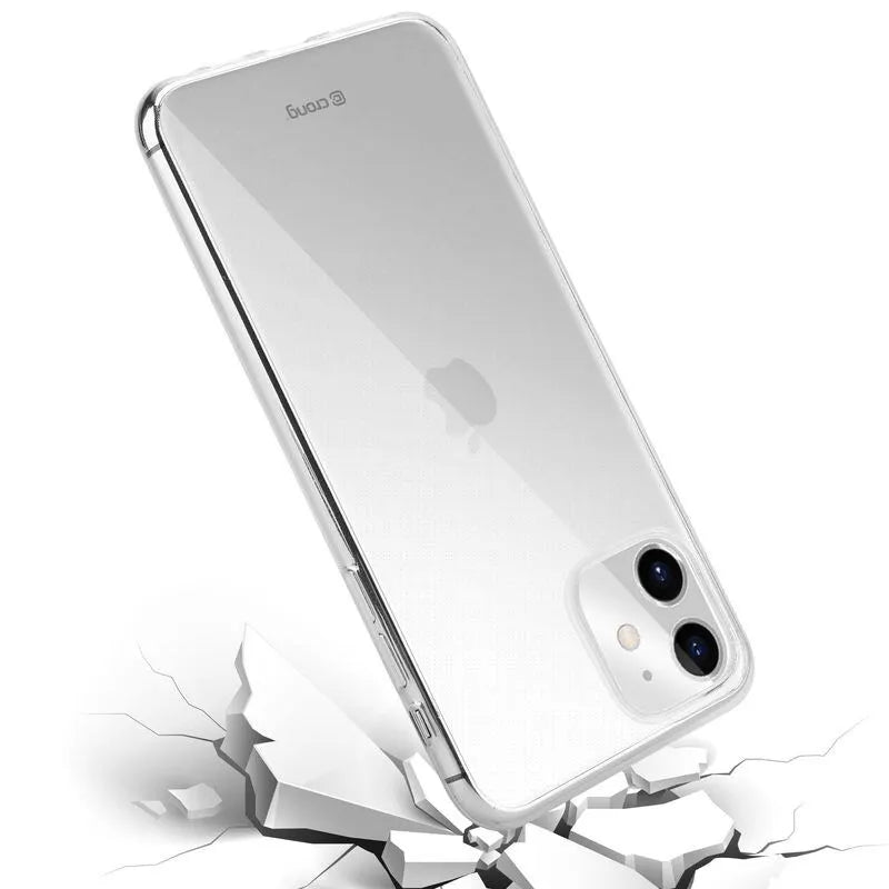 Crong Crystal Slim dėklas - iPhone 11 dėklas (Skaidrus)
