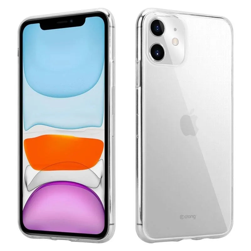Crong Crystal Slim dėklas - iPhone 11 dėklas (Skaidrus)
