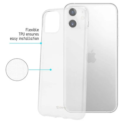 Crong Crystal Slim dėklas - iPhone 11 dėklas (Skaidrus)