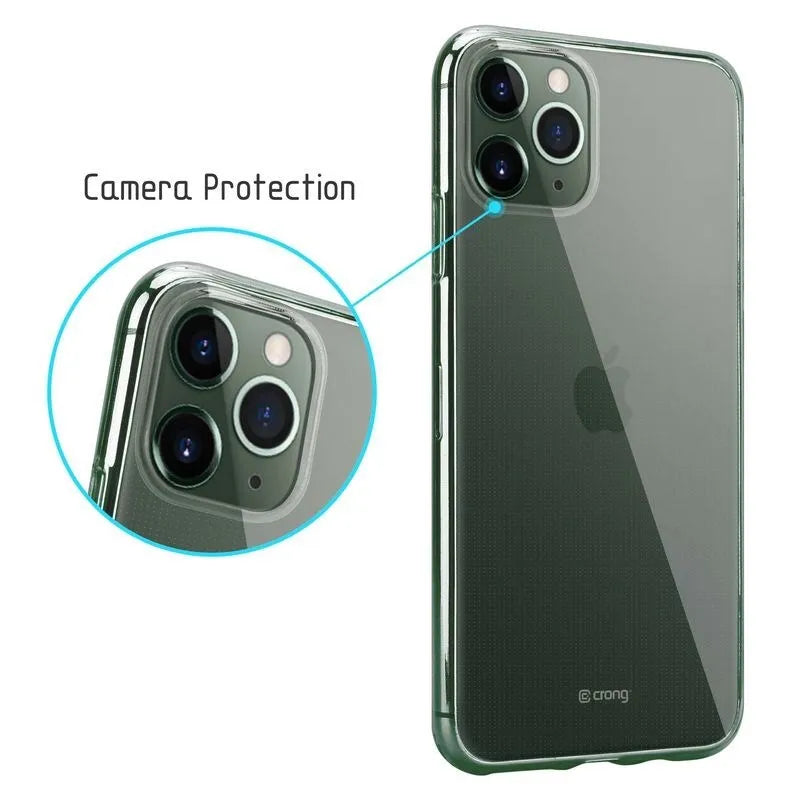 Crong Crystal Slim dėklas - iPhone 11 Pro dėklas (Skaidrus)