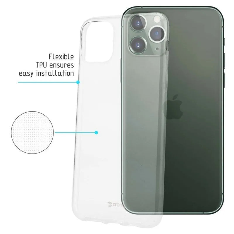 Crong Crystal Slim dėklas - iPhone 11 Pro dėklas (Skaidrus)