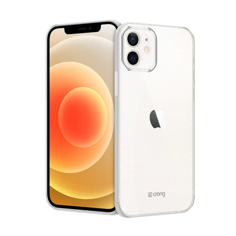 Crong Crystal Slim dėklas - iPhone 12 / iPhone 12 Pro dėklas (Skaidrus)
